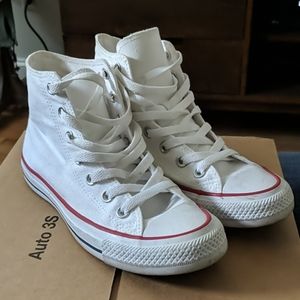 White Converse All Stars